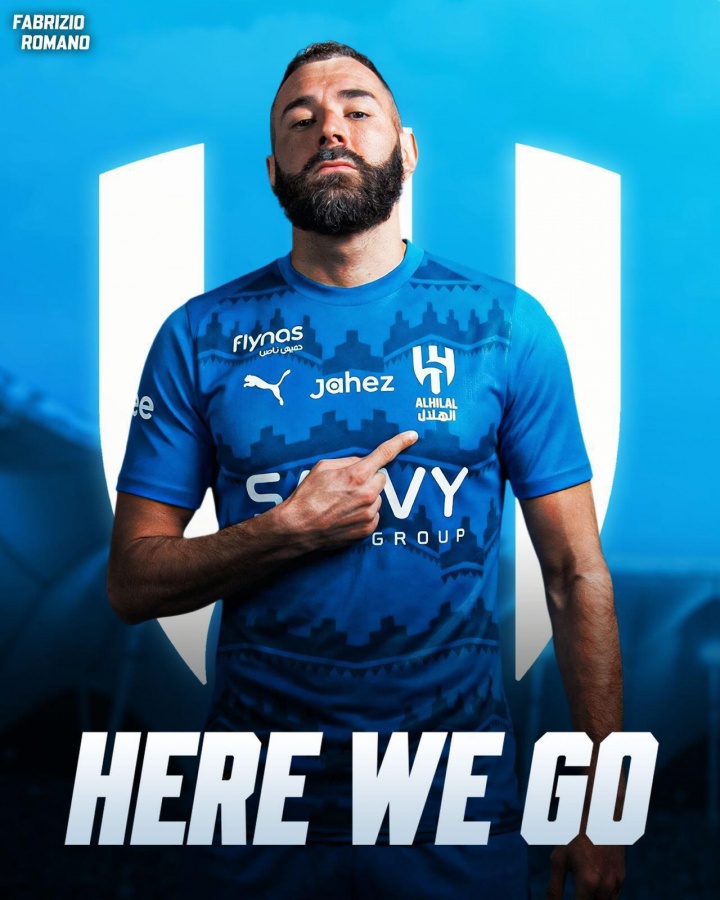 Here we go！罗马诺：38岁本泽马将加盟利雅得新月