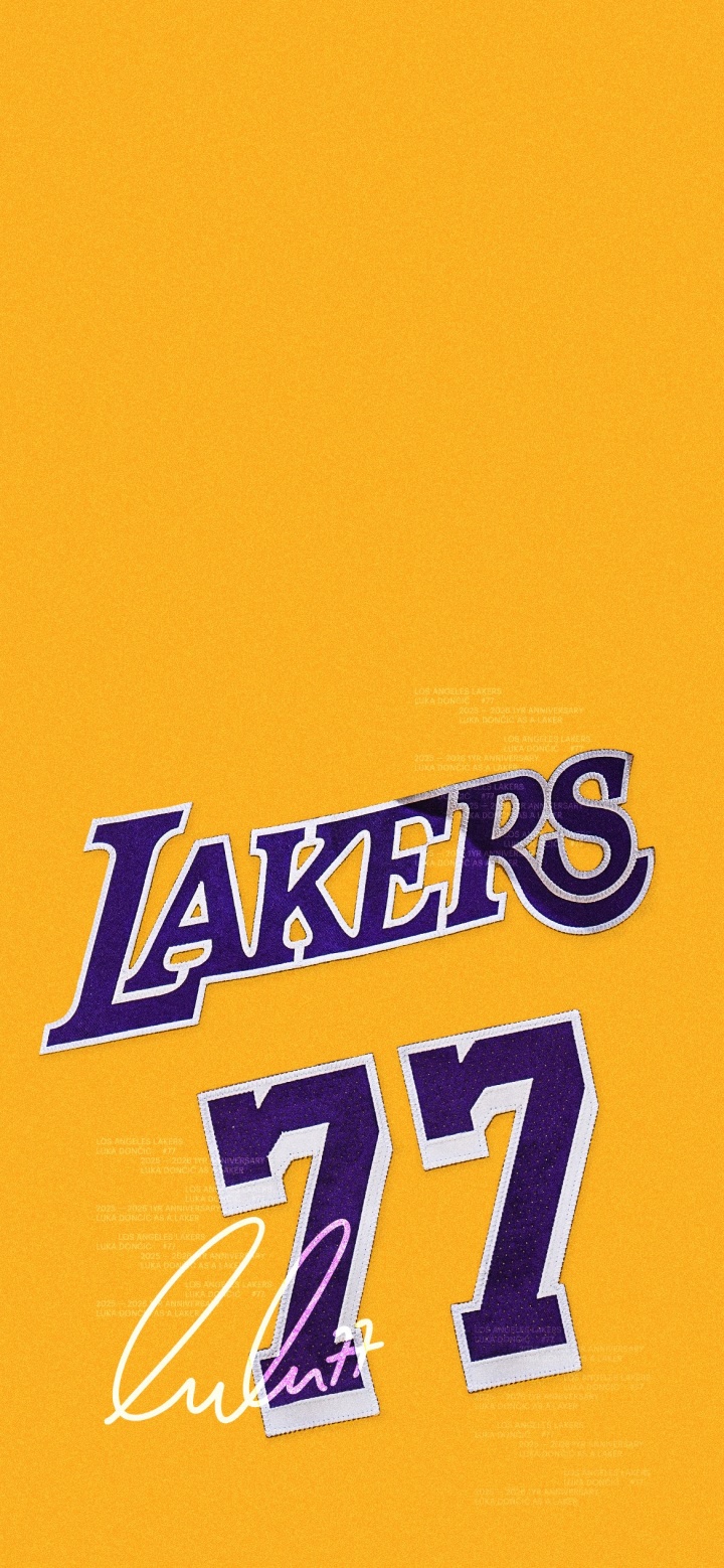 [最新提要]湖人官方庆祝东契奇入队一周年：专属的卢卡壁⚾纸(图3)