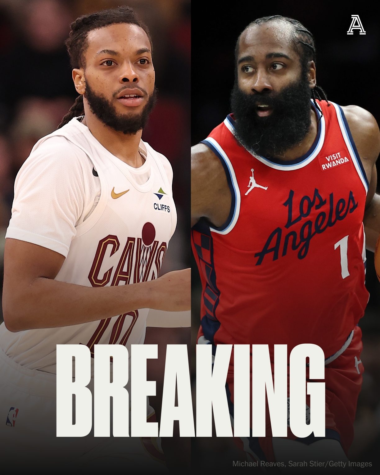 【体育头条】ESPN对哈登去骑士交易评级：骑士B 快船B-