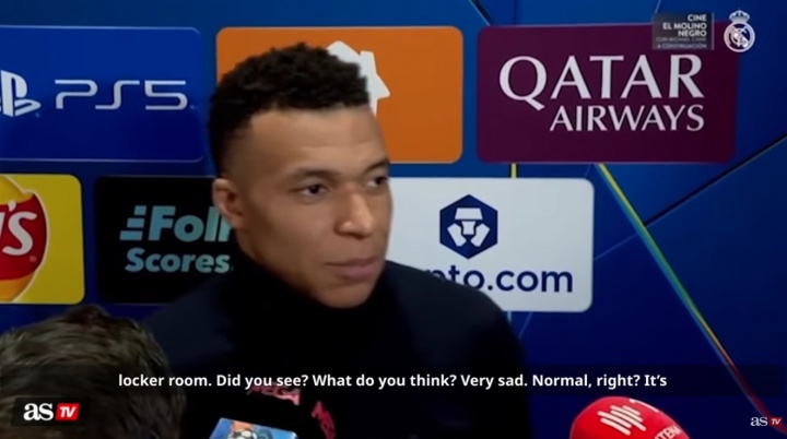 【记者观察】姆巴佩13分钟赛后⭐完整版：25号不⭐❕配提他名字+当同行 骂了5次猴子(图3)