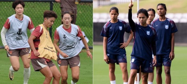 【体坛最新进展】中国女足首发平均身高1米7，孟加拉国首❗发平