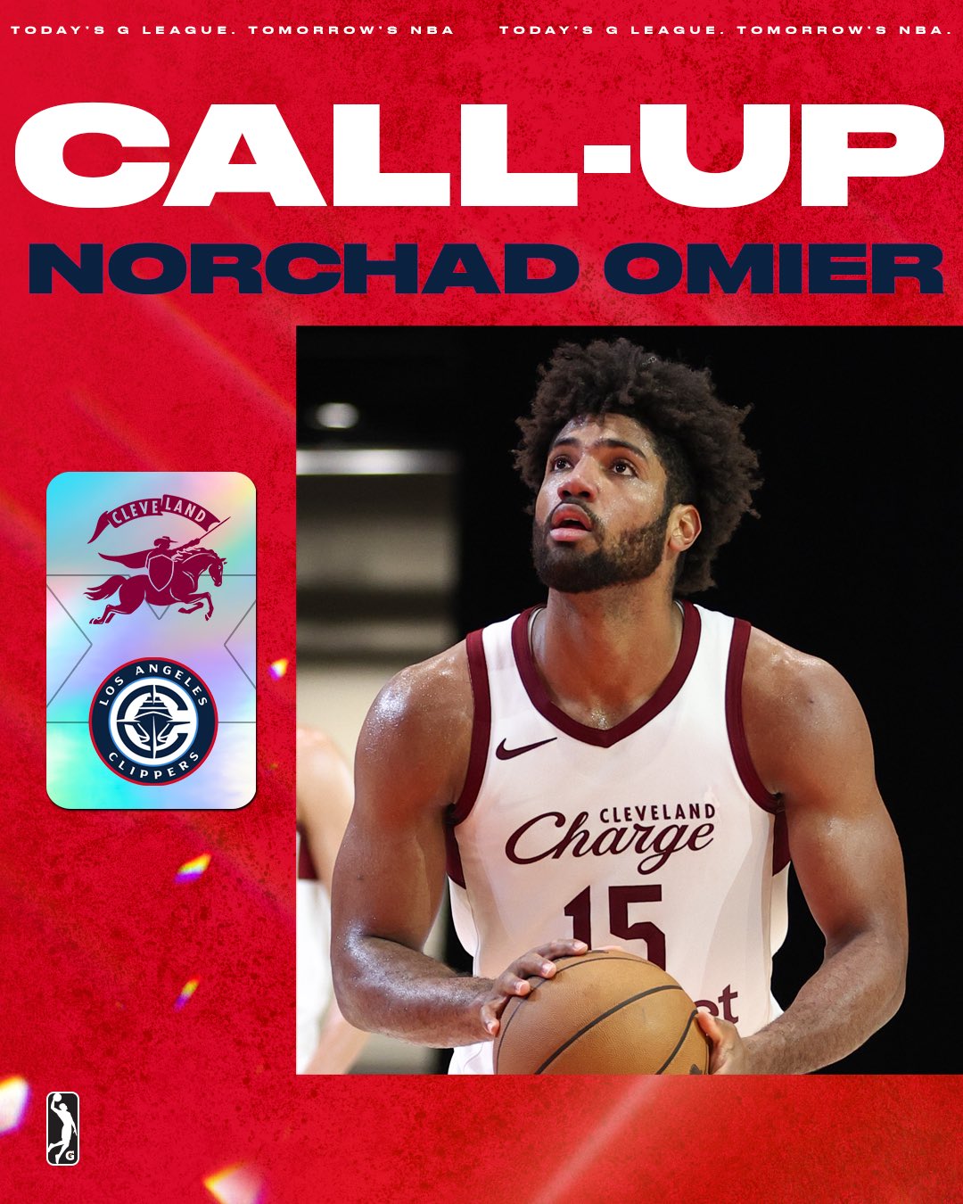 [赛场播报]虽只得两分但创造历史了！快船新秀奥米尔在NBA得