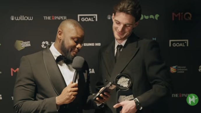 [体育世界]赖斯：去年伤病毁了阿森纳，如今我们每个位置上都有