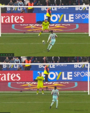 玩砸了！瓦塔拉点球大战踢勺子直接被没收，小蜜蜂不敌西汉姆出局