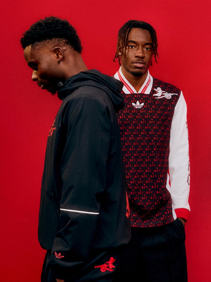 阿森纳今日正式发布阿迪达斯x阿森纳xPlaces+Faces三方联名系列