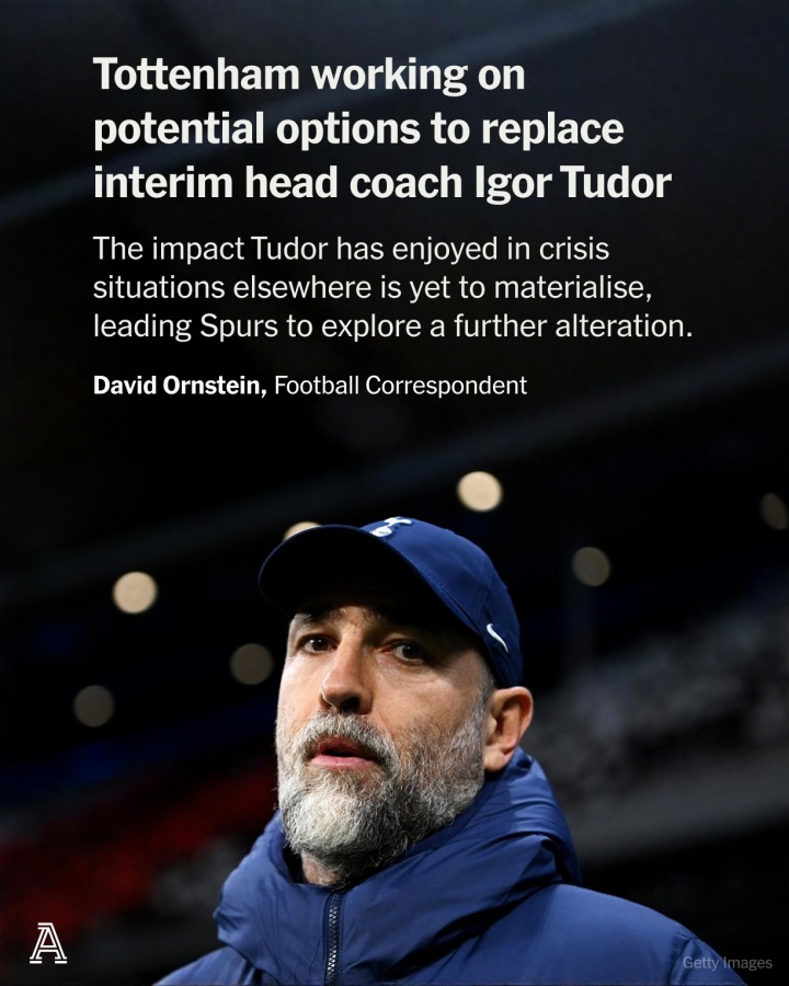 DO：热刺正在积极寻找图多尔潜在继任者，以防他踢完利物浦就下课