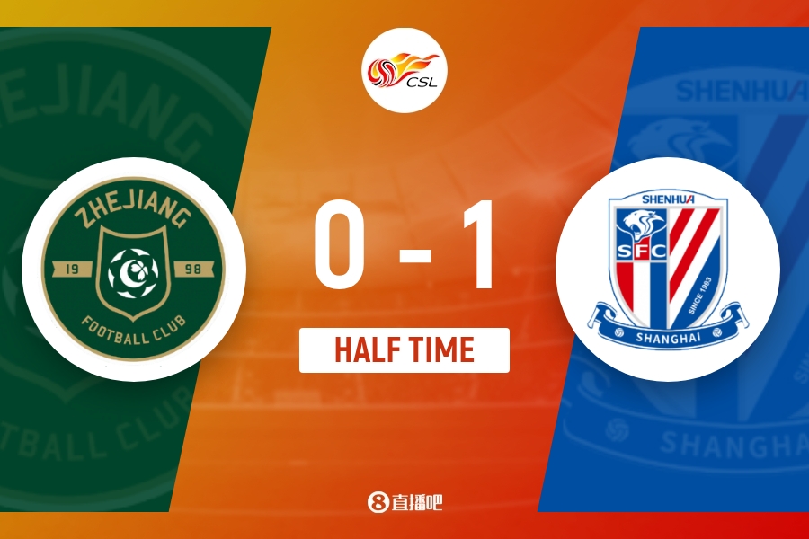 [好看推荐]半场-申花1-0浙江 特谢拉远射闪击高天意中楣薛