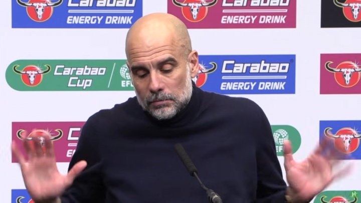 进球后激情狂奔！瓜帅：我是人不是AI，想庆祝就庆祝！黄牌？随便