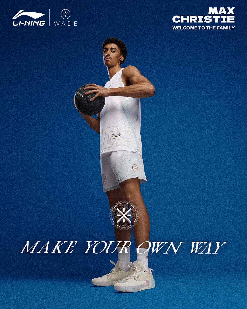 [赛事追踪]官宣：克里斯蒂签约李宁 代言韦德之队！(图1)