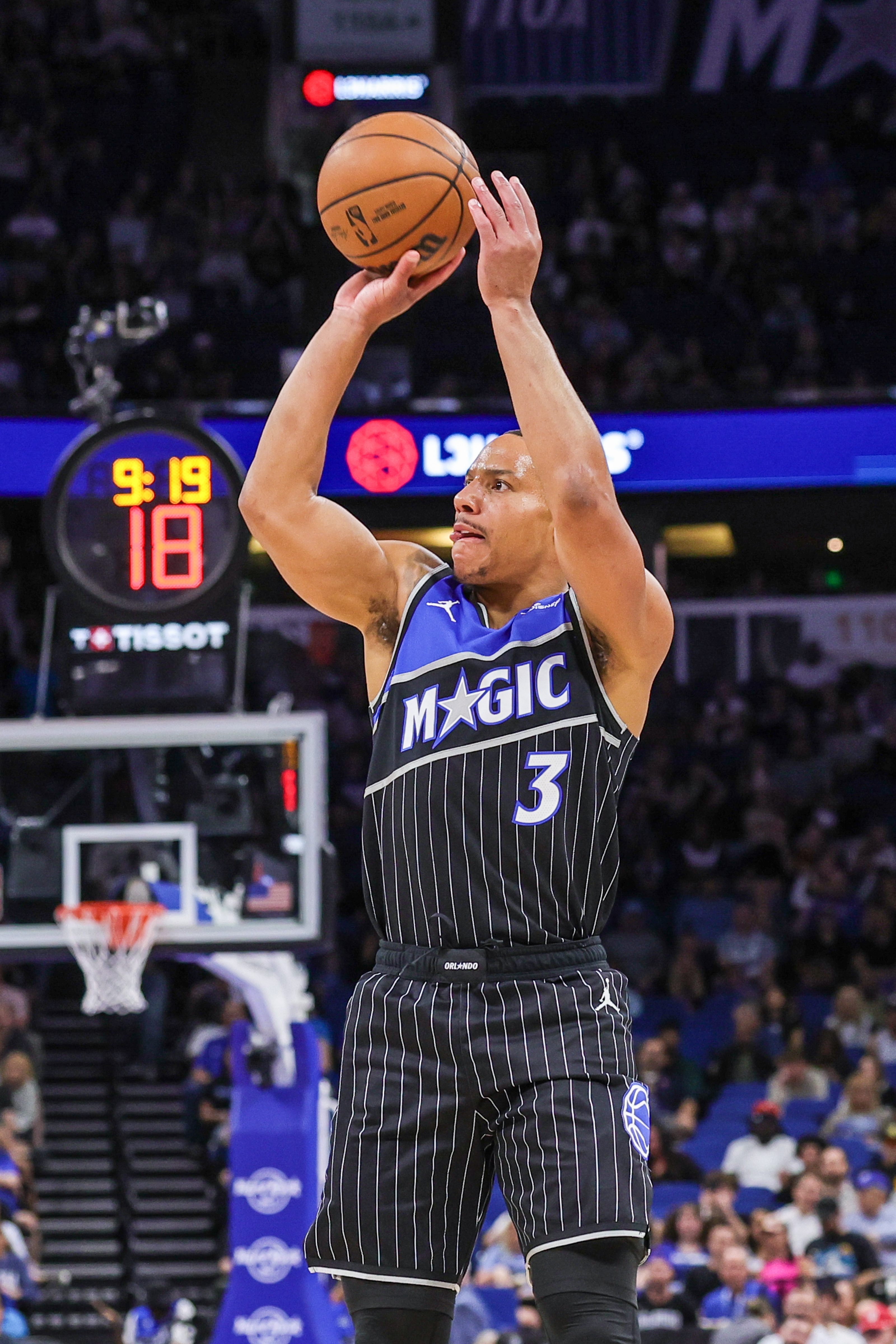 [球迷关注]肌肉射手！贝恩18投7中&三分10中5得22分5