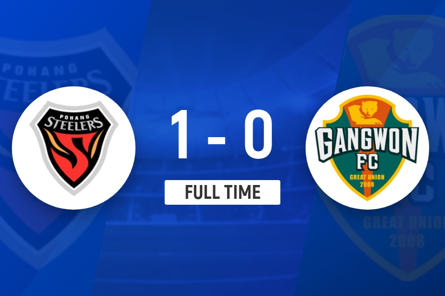 K联赛：李昊宰制胜球，浦项制铁1-0江原FC