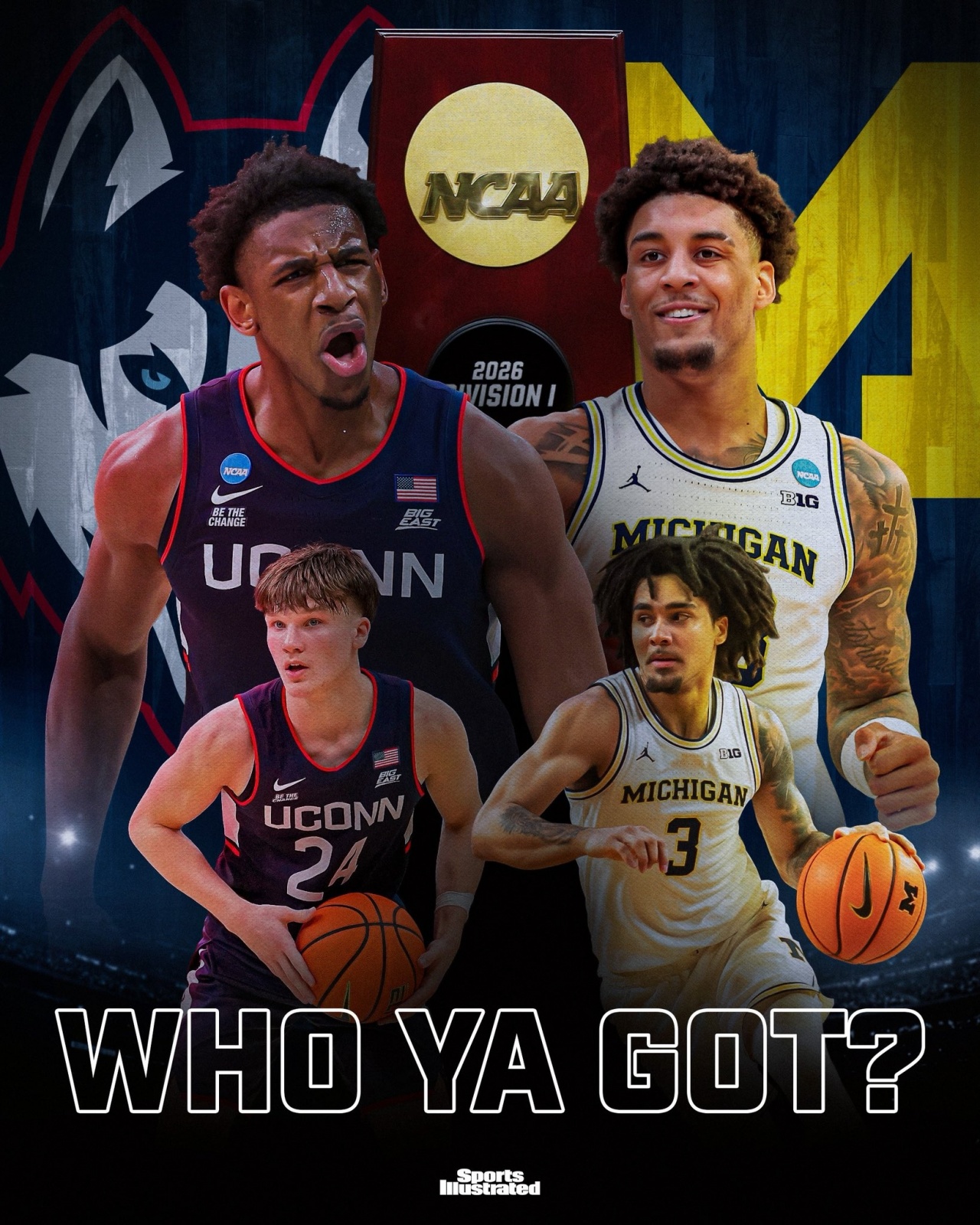 [赛程更新]4月7日上午8点50见NCAA疯三决赛：康涅狄格