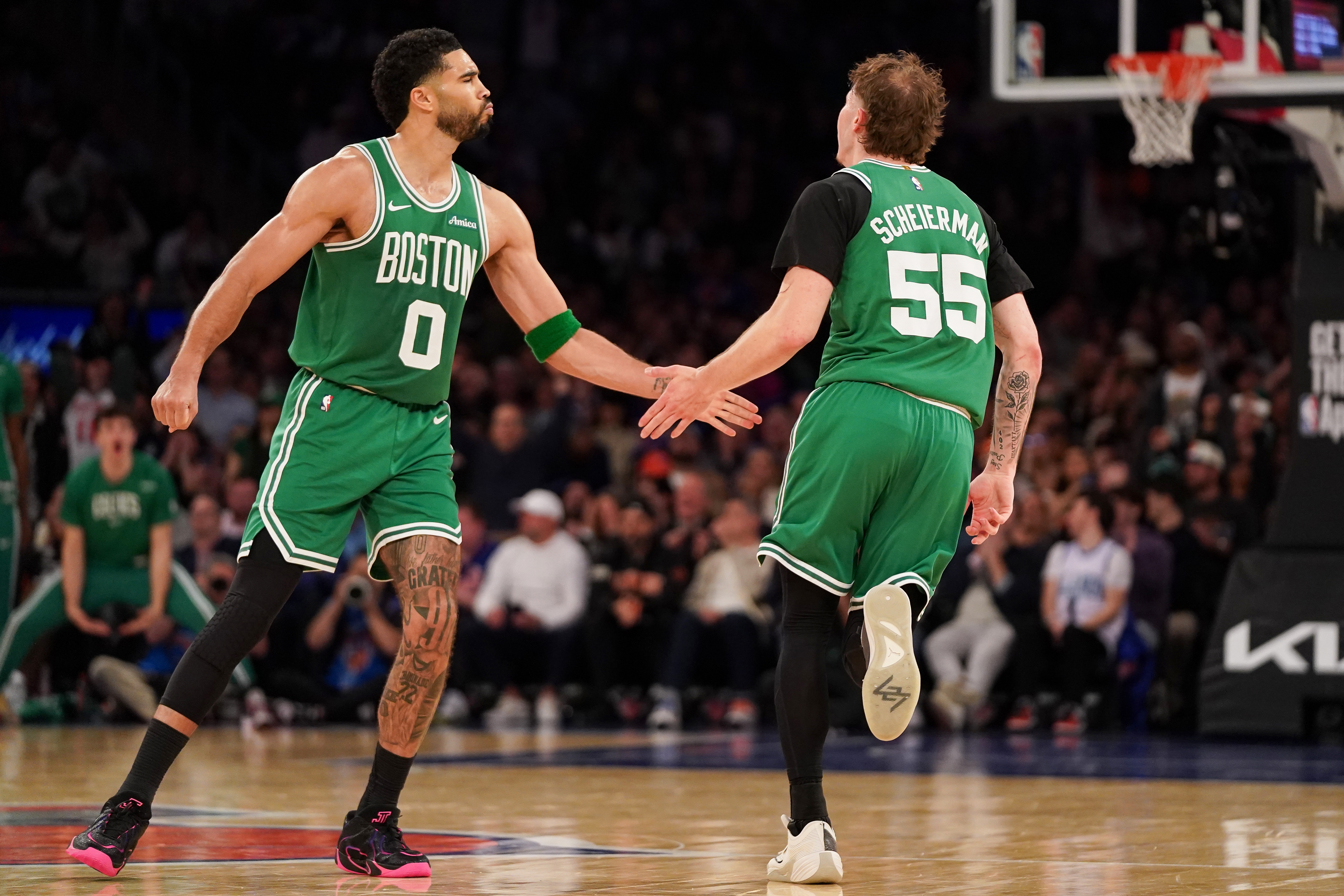 【球迷报道】谢尔曼：塔图姆还是那个塔图姆 他今天在场上依旧沉