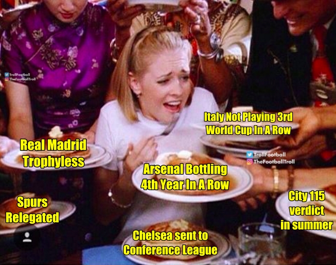 【值得一看】今日趣图：枪手还在为争冠绞尽脑汁时，热刺明年英冠冠军已经稳了(图2)