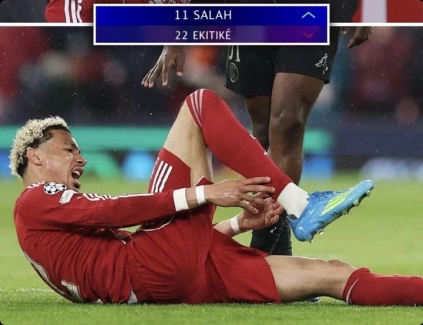 埃基蒂克疑似跟腱重伤！若确认将无缘世界杯，红军争5同样受重创