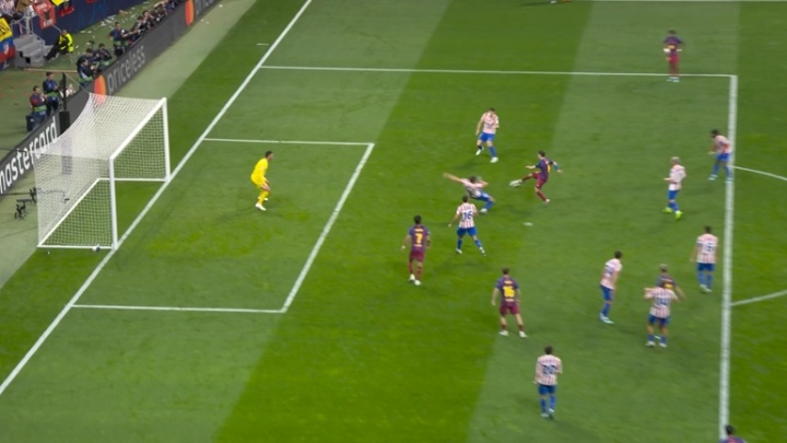 进球无效！费兰补射破门，但越位在先