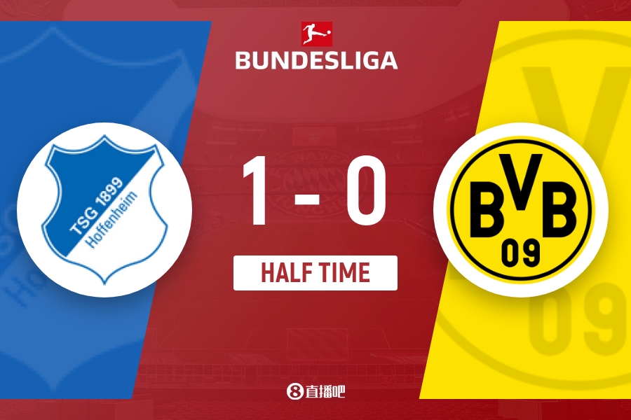 半场-多特0-1霍村 聚勒送点+伤退克拉马里奇点射科贝尔精彩扑救