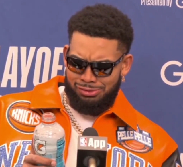 【尼克斯】什么国窖？唐斯&爱德华兹赛后品尝佳得乐 这表情亮了