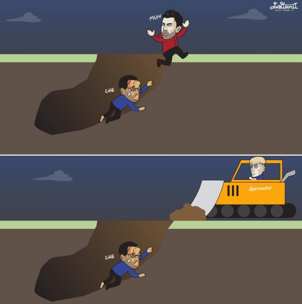 [有道理嘛?]今日趣图：加纳乔离开快1年，第1次得到全体曼联球迷的认可和赞扬(图8)