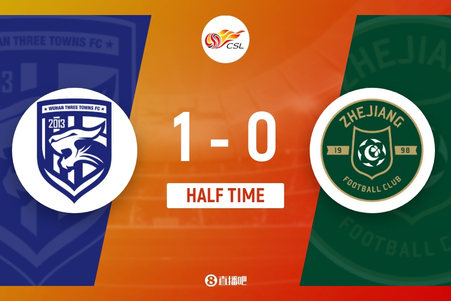 半场-三镇1-0浙江 卡迪斯头球建功汪士钦姜利勋染黄