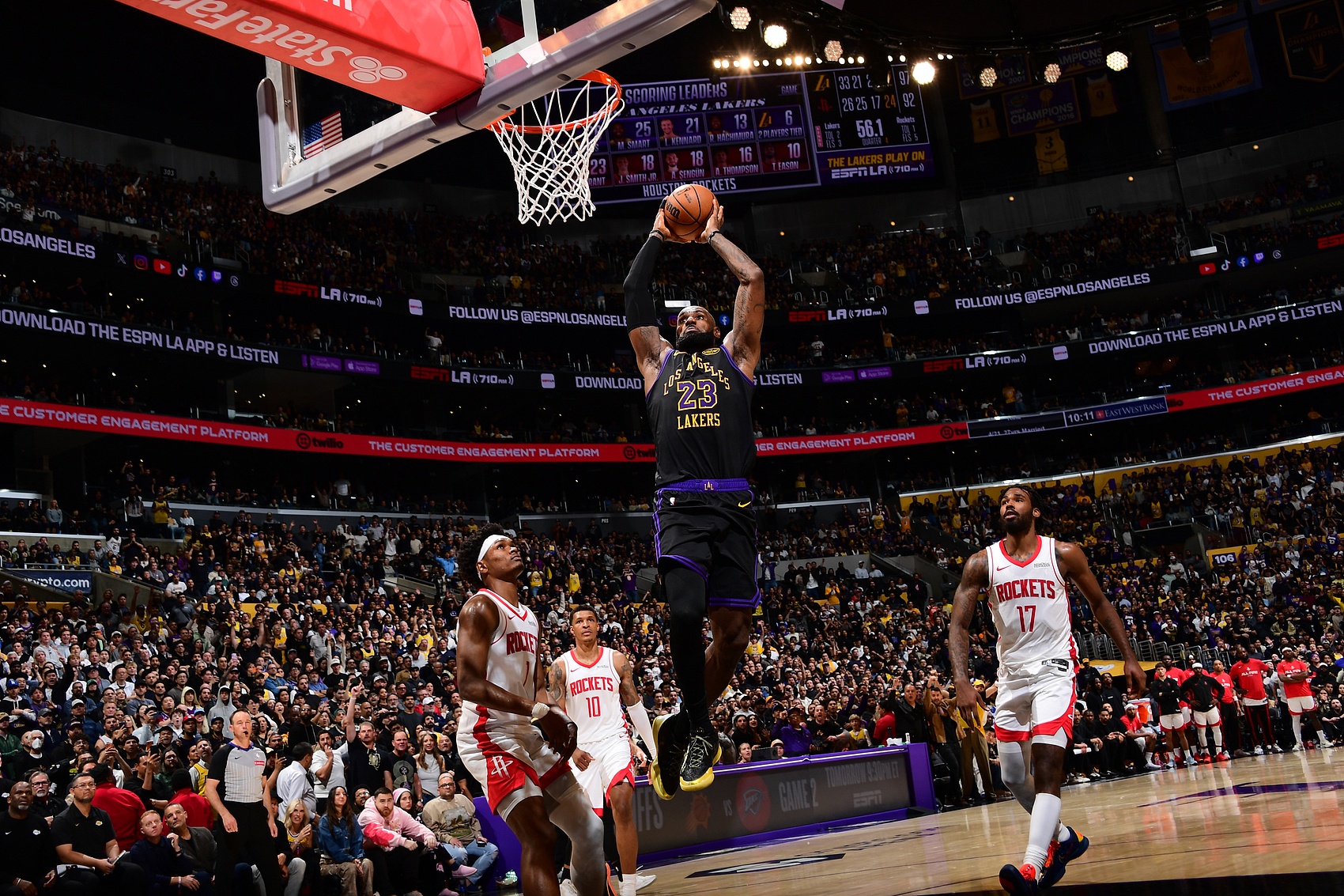 将才与帅才的区别！KD下半场3分&全场9失误 老詹带队能力降维打击