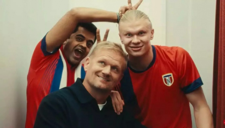 [体育通报]哈兰德出镜啤酒广告在挪威引发争议，挪威足协：他有权这⭐样做(图1)