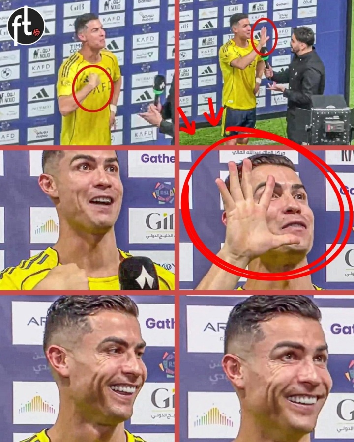 吉达国民球迷炫耀球队连续两座亚冠，C罗比手势回应：我有5座欧冠