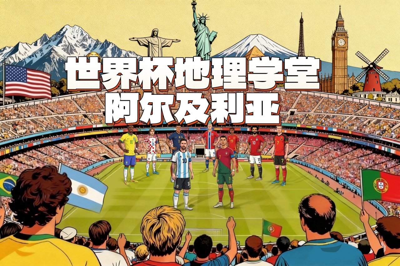 [体育世界]世界杯地理学堂：齐达内之子所代表的阿尔及利亚，名