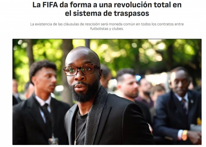 [有趣体育]变革？阿斯：FIFA会议决定27年1月1日起，球