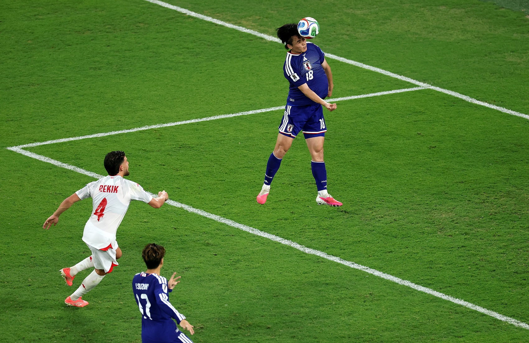 [最新体报]日本4-0领先突尼斯！❗上田绮世头球吊射梅开二度