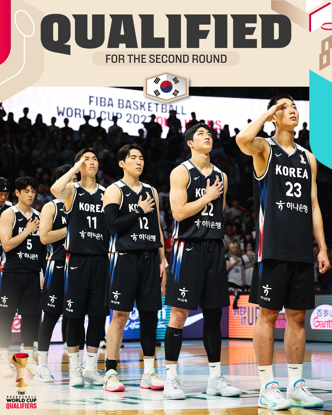 韩国男篮2分险胜日本晋级世亚预第二阶段 中国台北被淘汰出局
