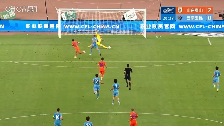 差点3-0！黄政宇直塞陈蒲大单刀低射被扑，瓦科再补高出横梁