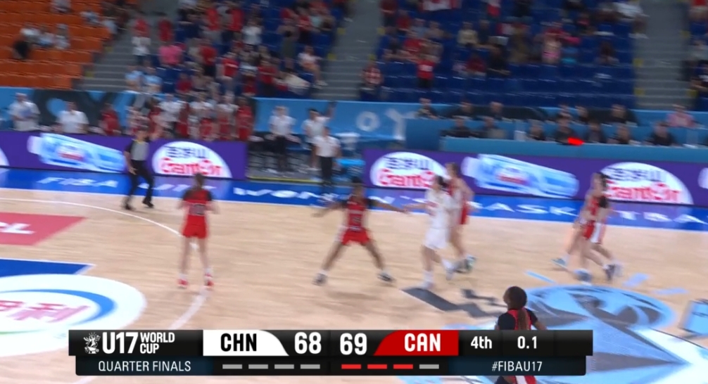 外线哑火！中国U17女篮三分31投仅5中 命中率只有16.1%
