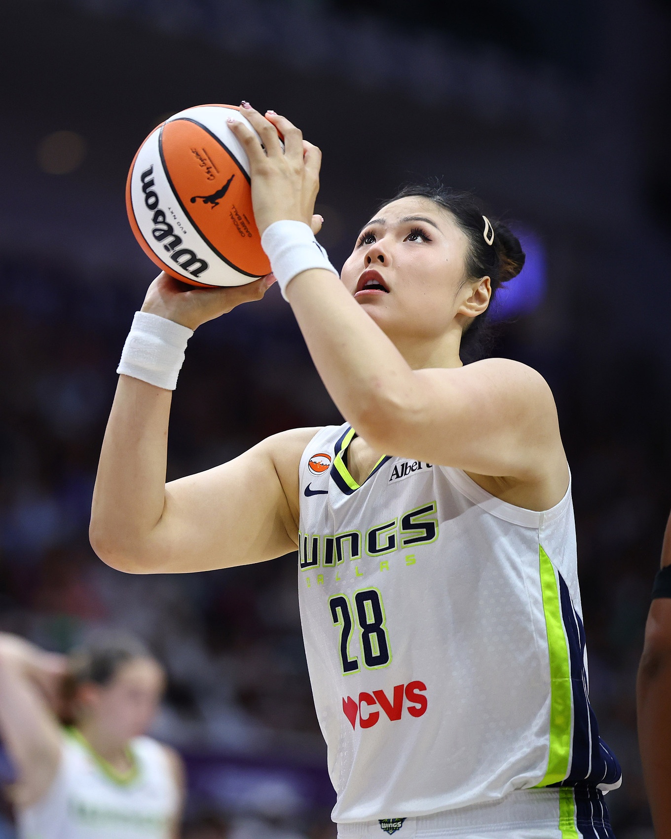 达拉斯飞翼75-81华盛顿神秘人 李月汝2投0中没得分拿到3板2助