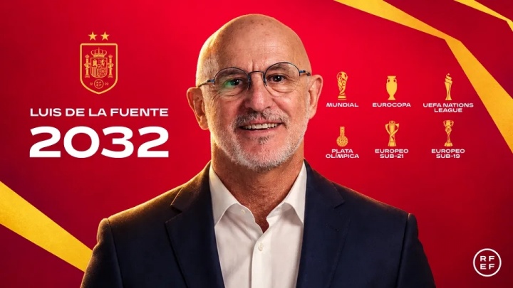 世界杯+欧洲杯冠军主帅！官方：西班牙与德拉富恩特续约至2032年