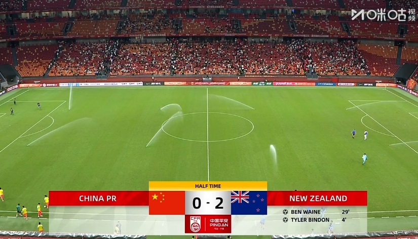 半场0-2落后世界杯参赛队！如何评价国足表现，半场如何调整？