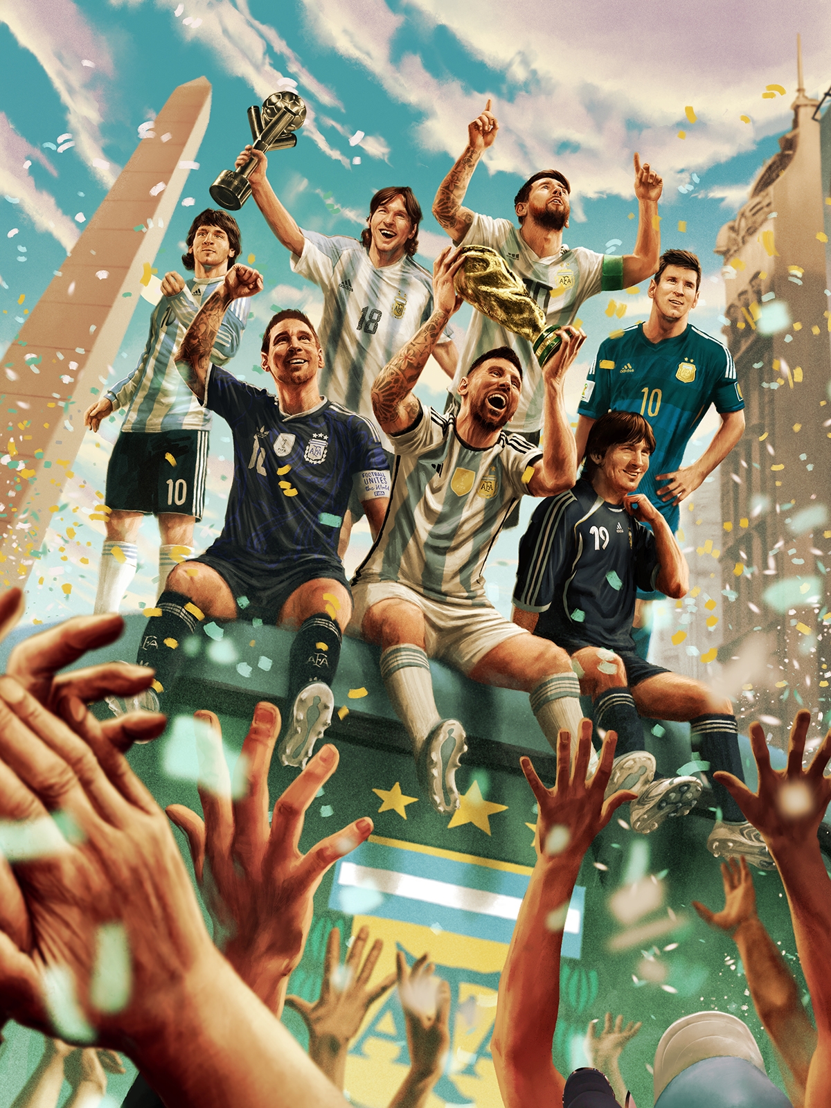 FIFA晒梅西海报：一个偶像，一个时代，一段传奇