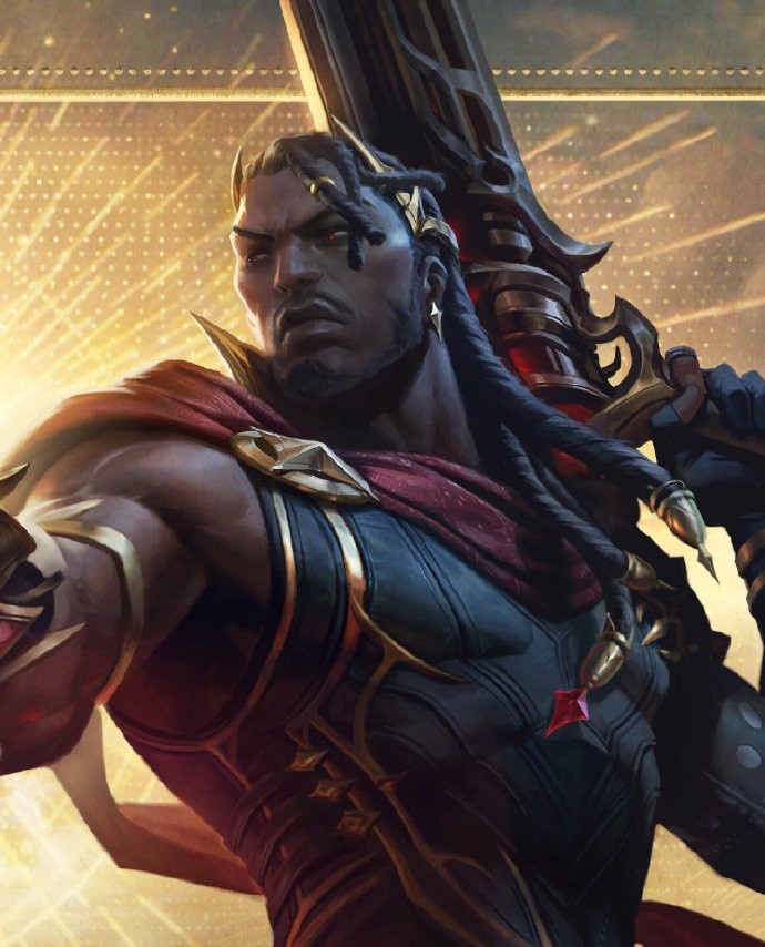 正义之枪卢锡安的绘制草稿和部分细节每张都好有feel