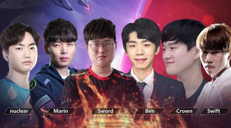 斗鱼中韩对抗赛再度来袭imp领衔dyu战队jjking领衔dyd战队