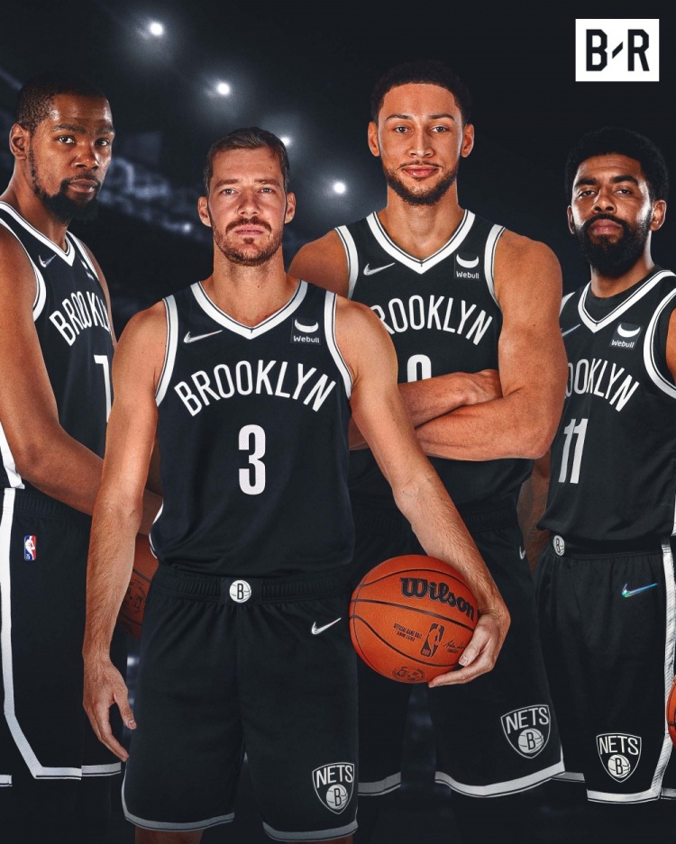 再添强援br晒篮网新阵容p图杜兰特欧文本西德拉季奇