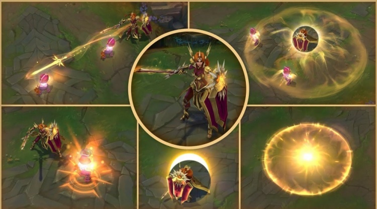 曙光女神蕾欧娜获视觉特效更新整体技能效果更加有粒子感