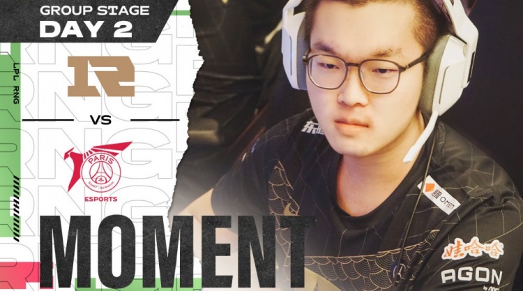 rng发布对阵psg选手麦克风moment追击