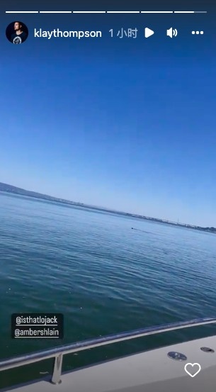 克莱INS晒坐船出海视频：夺冠后出海的日子总是与众不同