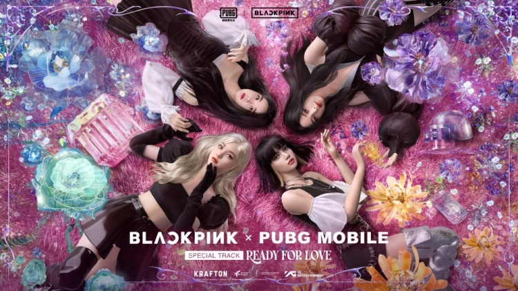 blackpink联动pubg手游发新单曲readyforlove宣传图