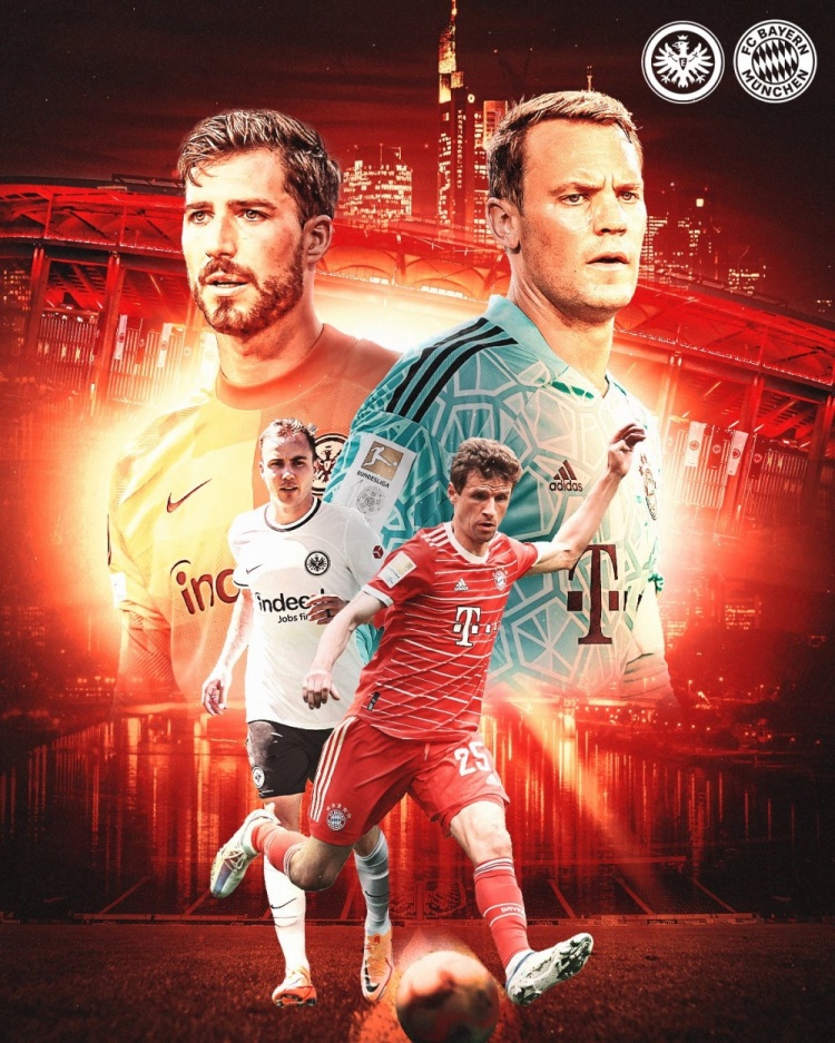 拜仁发布新赛季联赛首战海报：格策、特拉普VS穆勒、诺伊尔