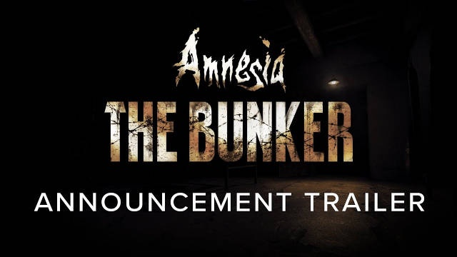 第一人称恐怖游戏《AmnesiaTheBunker》正式公开23年3月发售