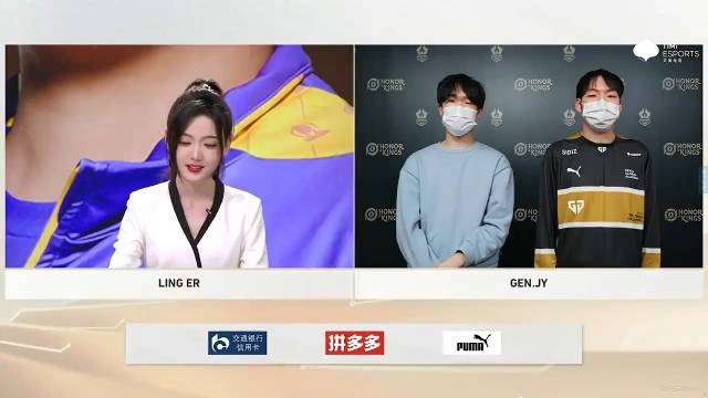 GenG赛后采访JY：本来想至少打过一个KPL战队的