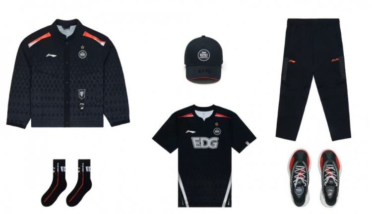 edg新赛季队服全套单品图春秋骑士用的凤鸟纹箭簇为灵感