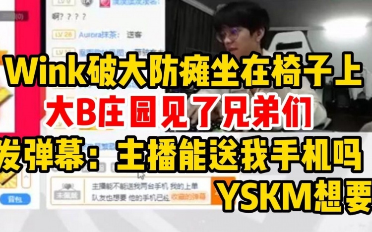iG无缘季后赛Wink破大防:大B庄园见了兄弟们Doinb能送我手机吗