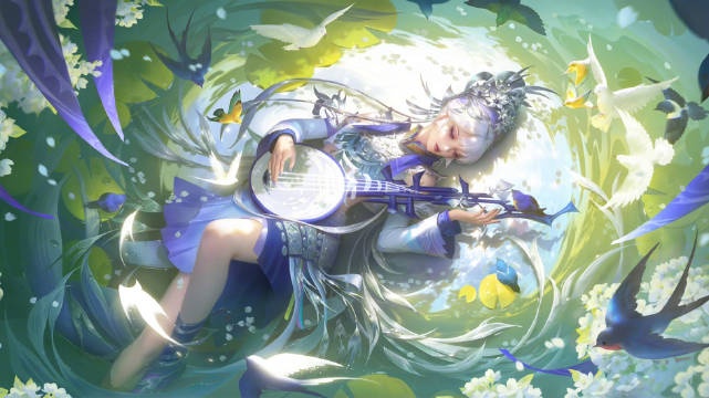 杨玉环新皮肤：灵感取自蜡染和苗银等多项非遗，春天的神女